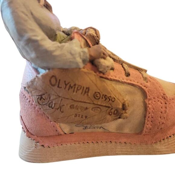 OLYMPIA 1990 Tom Clark Gnome Cairn Signed Art Sculpture Fairy Troll Renaissance - Picture 4 of 9